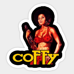 gun coffy Sticker